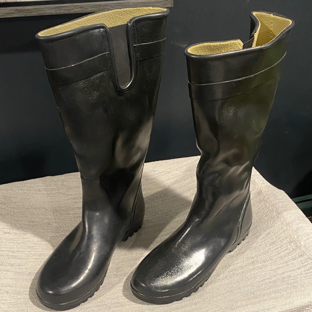 Sperry Black Women's Rubber Boots